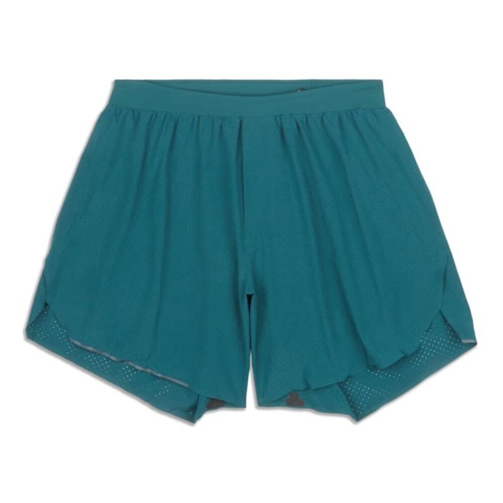 Lululemon Fast and Free Short 6" Lined Jasper Green M